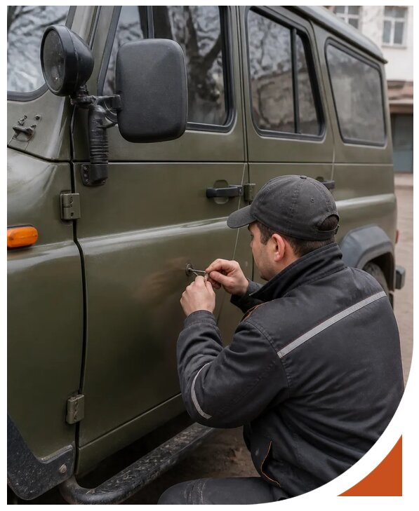Профессиональное вскрытие автомобиля УАЗ без повреждений в Сальске